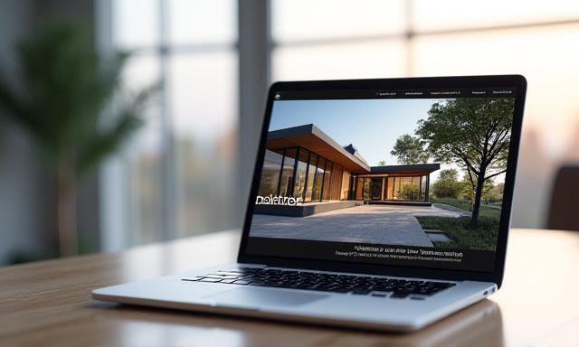 Ejemplo de portfolio arquitectónico digital profesional